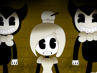 Cartoon girl cat demon head - a cartoon of a girl free wallpaper