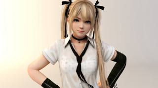 Woman long hair tie white - long hair and a tie free wallpaper
