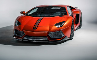 Red sports car studio white - a studio setting free wallpaper