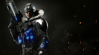 Futuristic suit man gun armor - unreal engine 5 free wallpaper