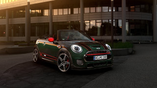 Green mini cooper futurism 3d - mini free wallpaper