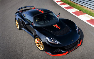 Black sports car race track 9 - hood free wallpaper