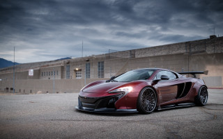 Red sports car parking lot 7 - andrew law free wallpaper