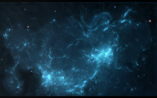Starry sky milky way nebula - large cluster of stars free wallpaper