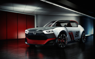 Dark room car red white - wall free wallpaper