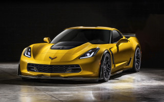 Yellow sports car dark room 30 - a yellow sports car free wallpaper