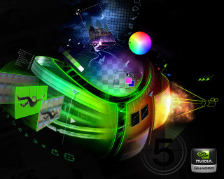 Colorful abstract background keyboard mouse - beeple free wallpaper