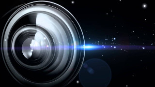 Camera lens space stars bright - beeple free wallpaper
