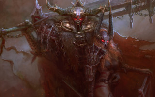 Demonic demon horns sword dark - horn and horns free wallpaper