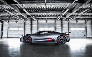 Silver sports car garage windows 3 - bold free wallpaper