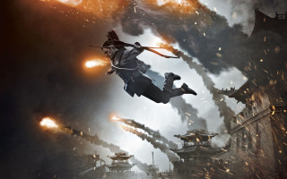 Flying man sword city smoke - fang congyi free wallpaper