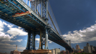 Bridge water sky clouds architecture - a body of water free wallpaper for desktop
