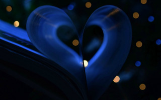 Book heart pages holography moon - alison kinnaird free wallpaper