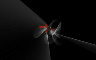 Red light black background wings - sharp foccus ilustration free wallpaper