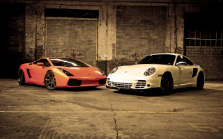 Cars parking lot brick graffiti - graffiti free wallpaper