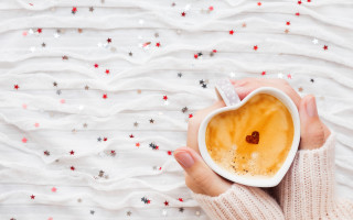 Heart coffee ornaments star florianne - foamy free wallpaper