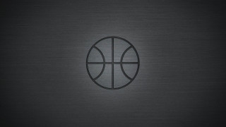 Basketball silver circle center black - rim free wallpaper