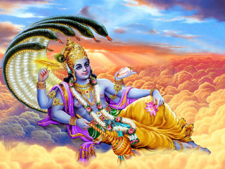 God sitting clouds snake hand - divine free wallpaper