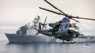 Helicopter over boat ocean military - a helicopter free wallpaper