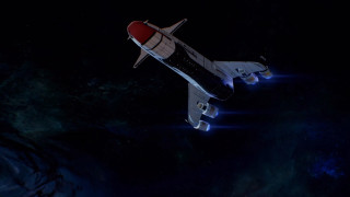 Space shuttle night sky stars - a space shuttle free wallpaper