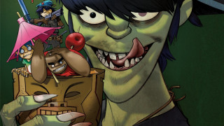 Creepy man cellphone food pop - his hand free wallpaper