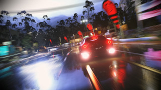 Car night redlights blurry cinematic - cinematic lightning free wallpaper