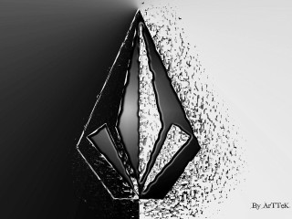 Black white logo diamond rings - blender and photoshop free wallpaper