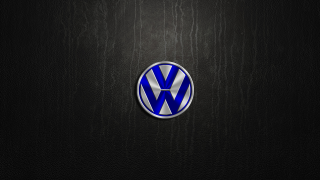 Volkswagen logo black background wooden - a blue stripe free wallpaper