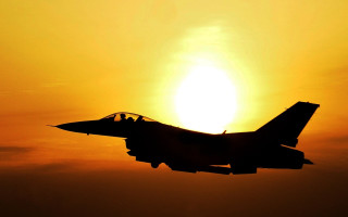 Jet sunset cockpit backlit dusk - sunset free wallpaper