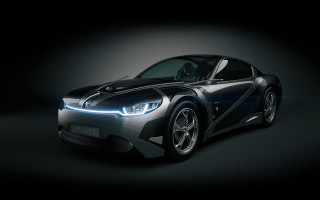 Car darkroom blackbackground digital driving - rayonism free wallpaper for desktop