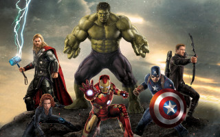 Avengers stormy hill galaxy retro - top of a hill free wallpaper
