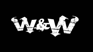 Black white logo w and - bedwyr williams free wallpaper