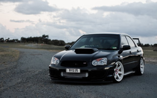 Black car gravel road field - a gravel road next free wallpaper