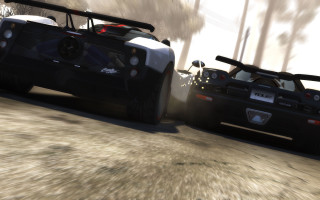 Two cars driving road game - a road next free wallpaper
