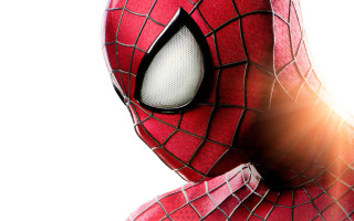 Spiderman light portrait white background - a white background free wallpaper for desktop