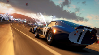 Car road sky clouds lights - f 8 aperture free wallpaper