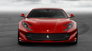 Red sports car track cloudy - a few car free wallpaper