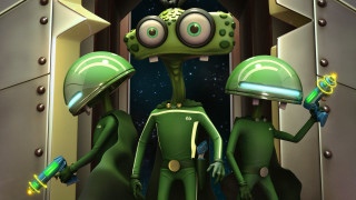 Alien men doorway spaceship retro - craola free wallpaper