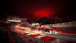 Car red light track red - a track free wallpaper