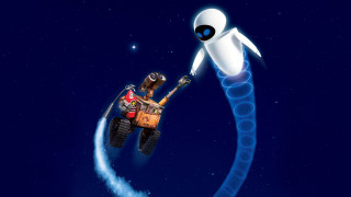 Cartoon character flying rocket ship - a poster free wallpaper for desktop