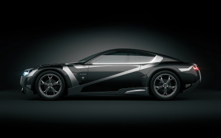 Black sports car panfuturism sharp - panfuturism free wallpaper
