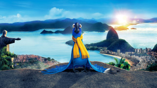 Statue rock overlooking water mountains - a statue of a person free wallpaper