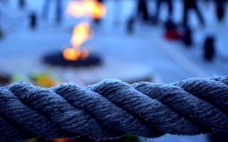 Fire rope bokeh scenery macro - a macro photograph free wallpaper