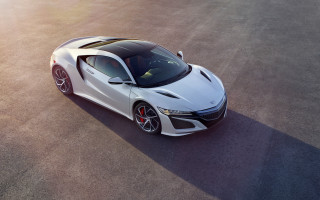 White sports car sunlit roof - ultra free wallpaper