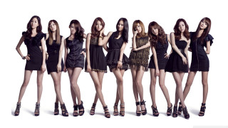 Women group short dresses high 3 - choi buk free wallpaper