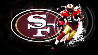 Football player running helmet san - moss free wallpaper