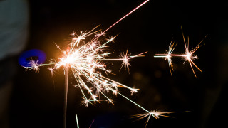 Sparkler night city lights fireworks - kitsch movement free wallpaper