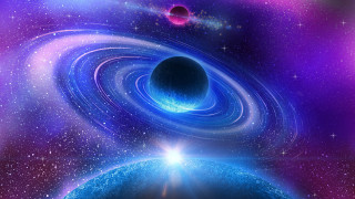 Space planet star swirls futuristic - planet free wallpaper