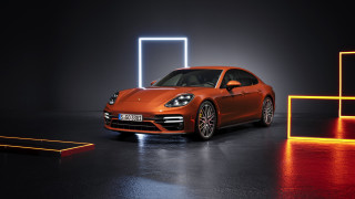 Porsche panamera neon dark room - neon free wallpaper