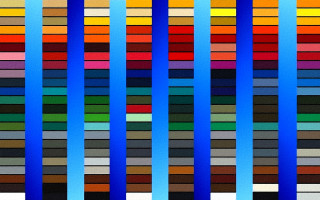 Colorful line wall blue stripe - bridget riley free wallpaper